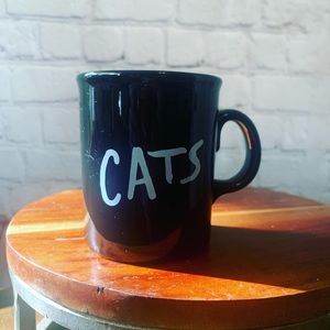 Vintage Black CATS Tour Coffee Tea Mug